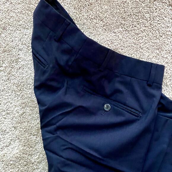 LOUIS VUITTON Straight Leg Wool Pants - Picture 4 of 6